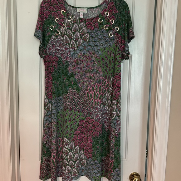 Lilly Road Set of two print A Line dresses Size XL - Picture 4 of 4